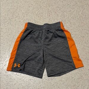 Under Armour Charcoal and Orange Performance Shorts
